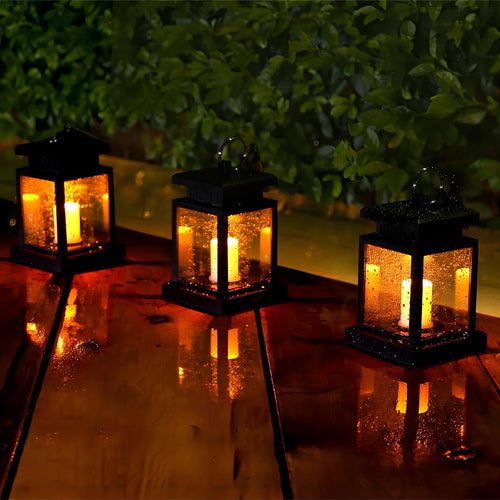 lampes solaires à led pour jardin et extérieur décoratif