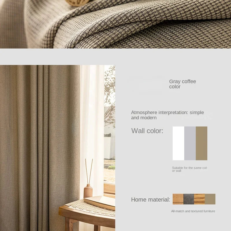 Rideau occultant moderne minimaliste pour salon et chambre - vue 18 sur 18
