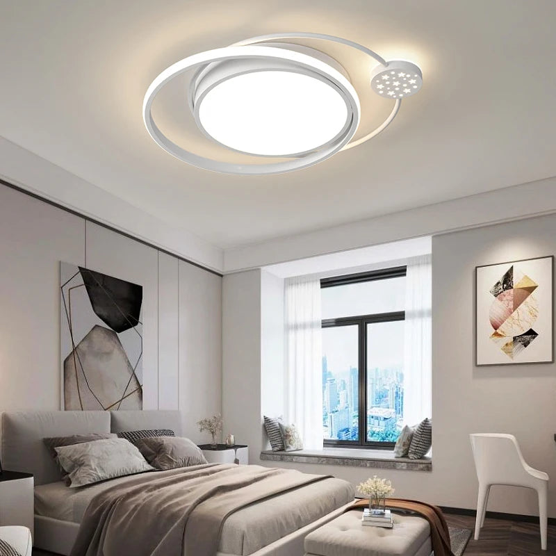plafonnier led moderne minimalist éclairage intérieur décoratif pour maison - vue 4 sur 12