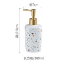 bouteille en céramique pour savon et lotion portable