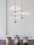 Minimalist nordic acrylic chandelier for restaurants and cafés