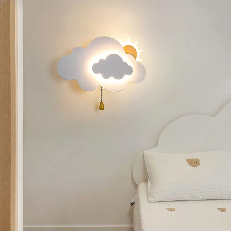 applique murale nuage design artistique pour décoration intérieure - vue 5 sur 9