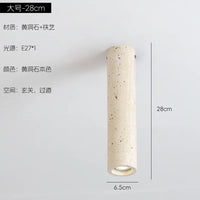 plafonnier cylindrique japonais style minimaliste rétro créatif