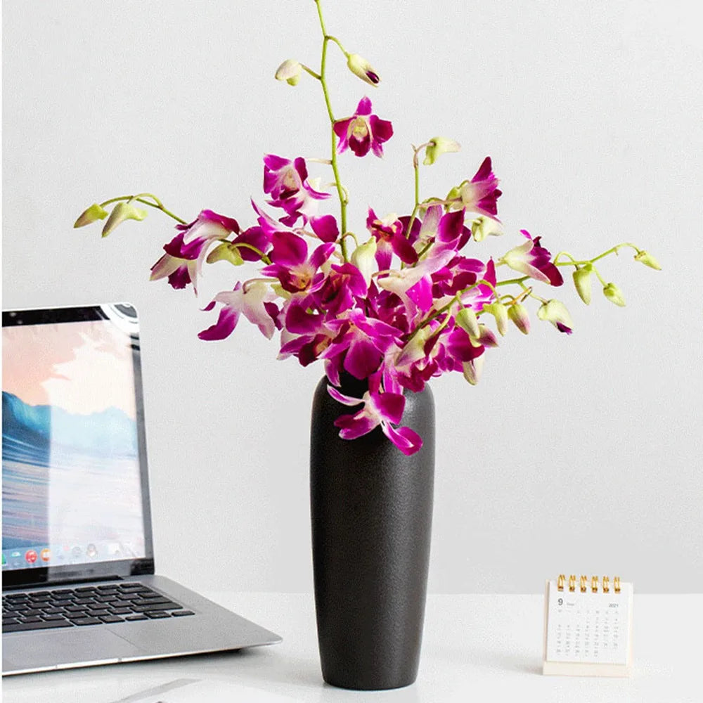 vase en céramique moderne pour arrangement floral décoratif - vue 7 sur 8
