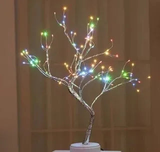 lampe de table led arbre cerisier cristal veilleuse nordique - vue 11 sur 19