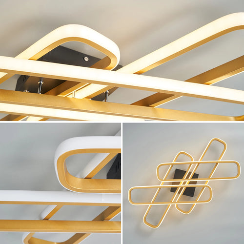 lustre moderne à LED design créatif pour intérieur