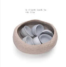 Ceramic Rock Mud Imitation Stone Tea Washing Pen Wash Tea Cups, Household Tea Set Accessories, Extra Large Basin