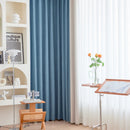 Rideau occultant moderne plissé pour salon chambre fenêtre
