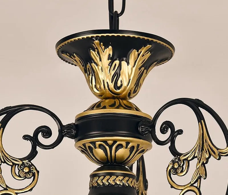 lustre rétro industriel en fer et verre créatif