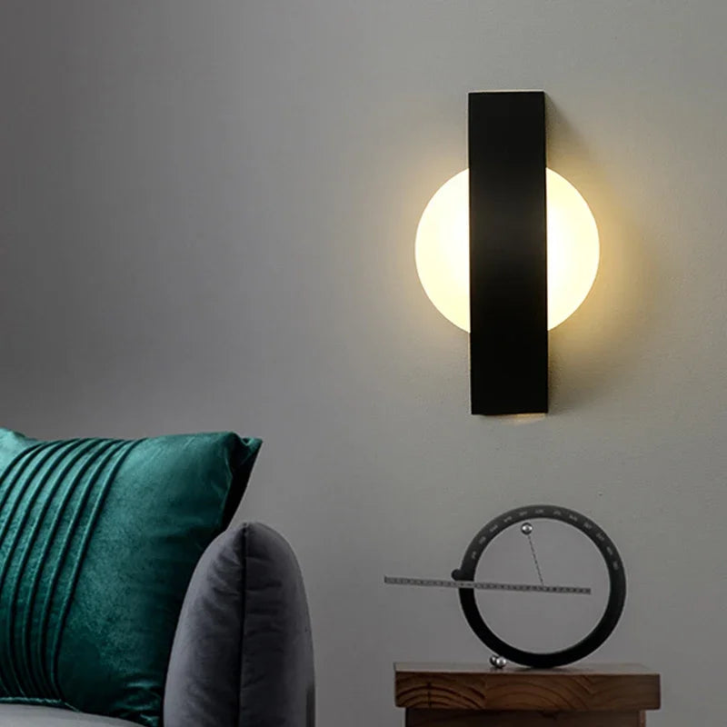 applique murale led nordique pour extérieur et intérieur - vue 9 sur 8