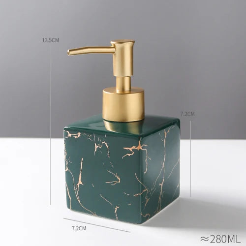 bouteille en céramique pour désinfectant et gel douche - vue 8 sur 26