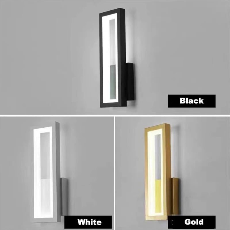 Modern minimalist LED wall light for interior decoration - vue 5 sur 12