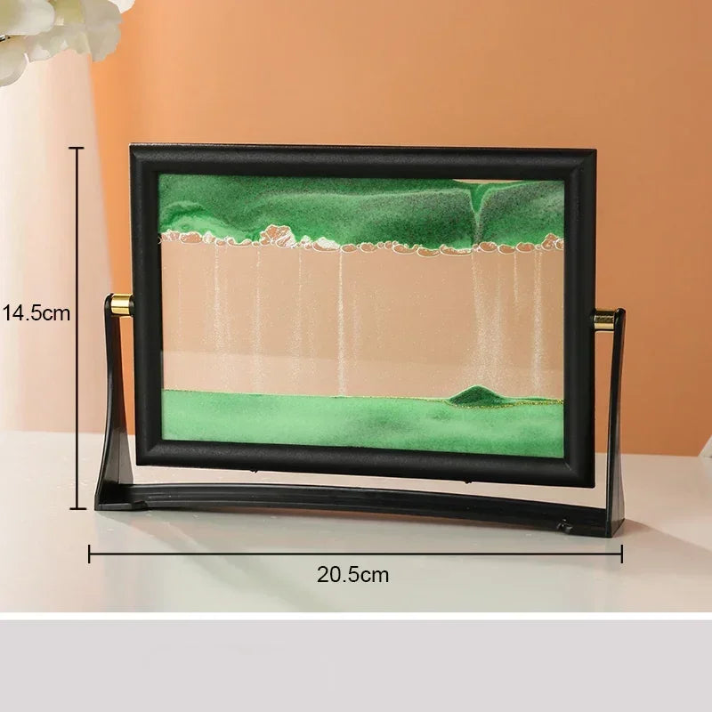 peinture artistique en mouvement sur sable créatif décoratif