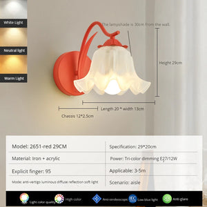 Modern nordic style LED wall light for interior decoration