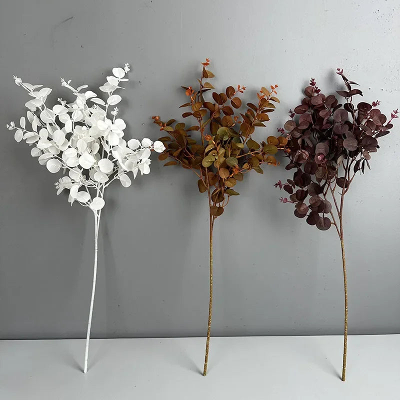 lot de 2 feuilles artificielles en soie pour décoration florale - vue 5 sur 7