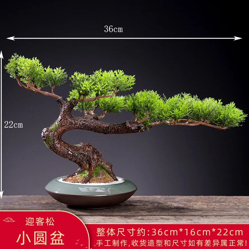 Artificial Simulation of Fake Flowers, Potted Gardens, Balcony Decoration, Bonsai Hotel Garden, Small Flower Pot Decoration - vue 6 sur 33