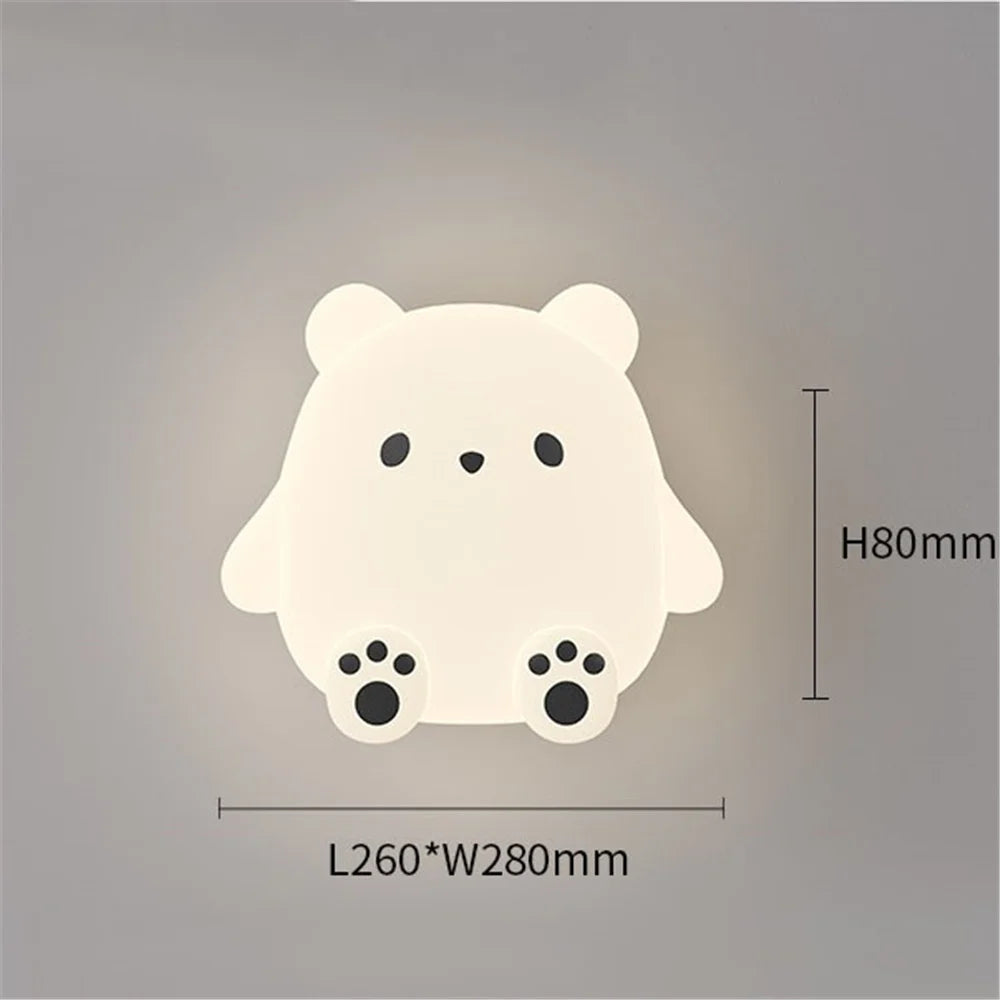 applique murale led cerf de noël décoration créative intérieure - vue 8 sur 9