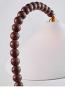 Minimalist wooden floor lamp retro style for ambient decoration