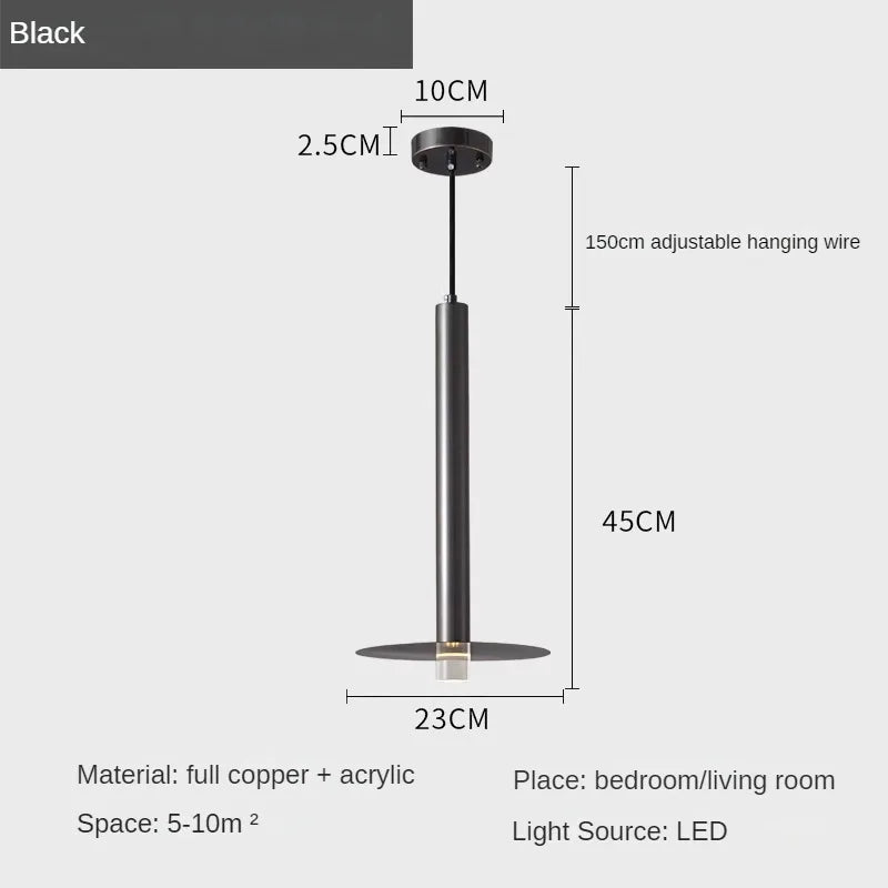 lustre moderne minimaliste créatif pour table bar long - vue 8 sur 10