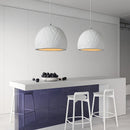 lustre led semi circulaire style wabi sabi nordique créatif