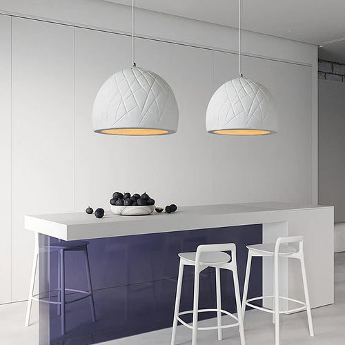 lustre led semi circulaire style wabi sabi nordique créatif