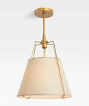 Cone drum pendant light, fabric lampshade, restaurant kitchen pendant light, indoor home decoration lighting