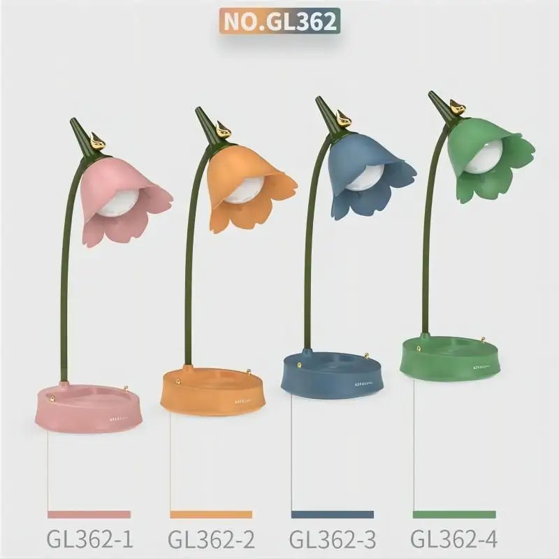 Lampe de Table fleur LED Rechargeable - vue 6 sur 10