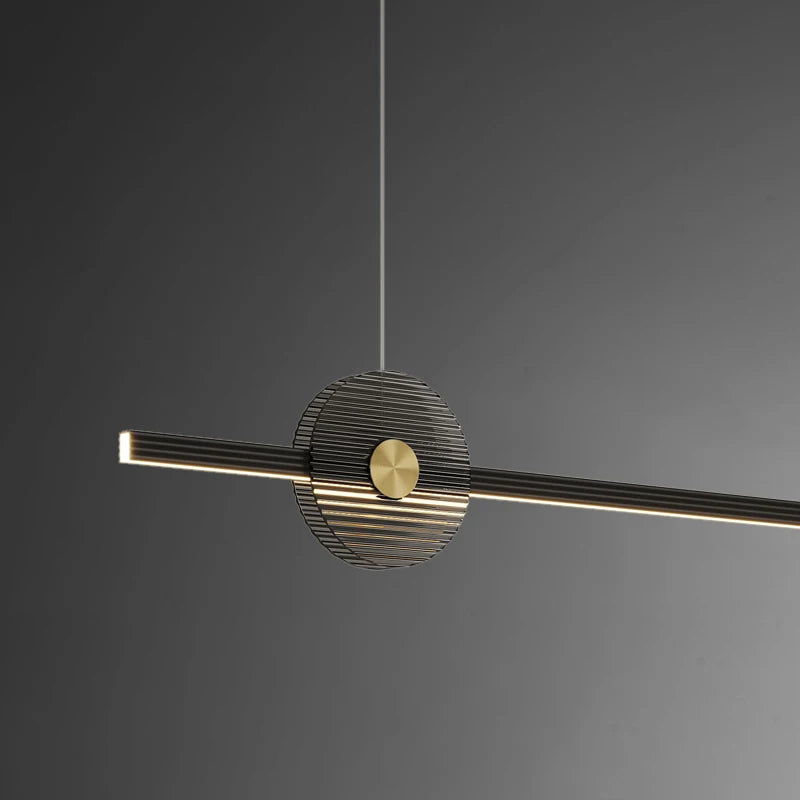lustre moderne unique avec intensité variable pour ambiance élégante - vue 7 sur 10