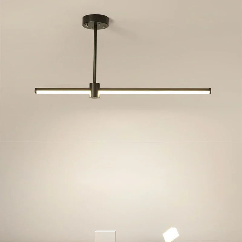 lustre à led moderne pour décoration intérieure élégante et lumineuse - vue 4 sur 9