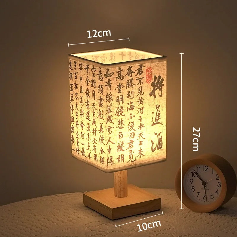 lampe à poser décorative carrée à led avec variateur et prise usb - vue 9 sur 9