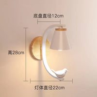 Applique murale nordiques décor à la maison appliques murales pour lecture ange fille chambre lit Led miroir luminaires Loft industriel Luminaria