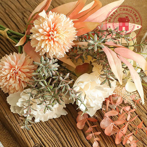 bouquet de fleurs artificielles pour décoration intérieure mariage - vue 2 sur 7