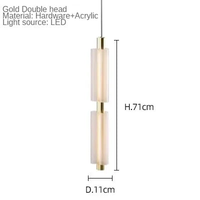 suspension en acrylique haut de gamme pour éclairage intérieur moderne - vue 12 sur 12