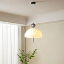 lampe led suspendue esthétique en verre champignon nordique