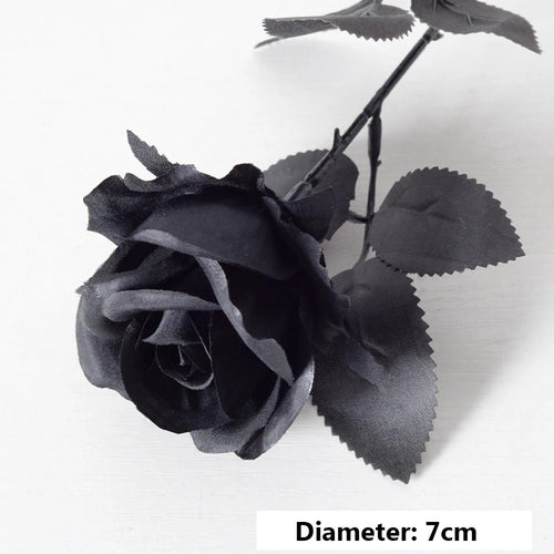 roses artificielles gothiques pour décorations dHalloween mariage fête - vue 8 sur 7