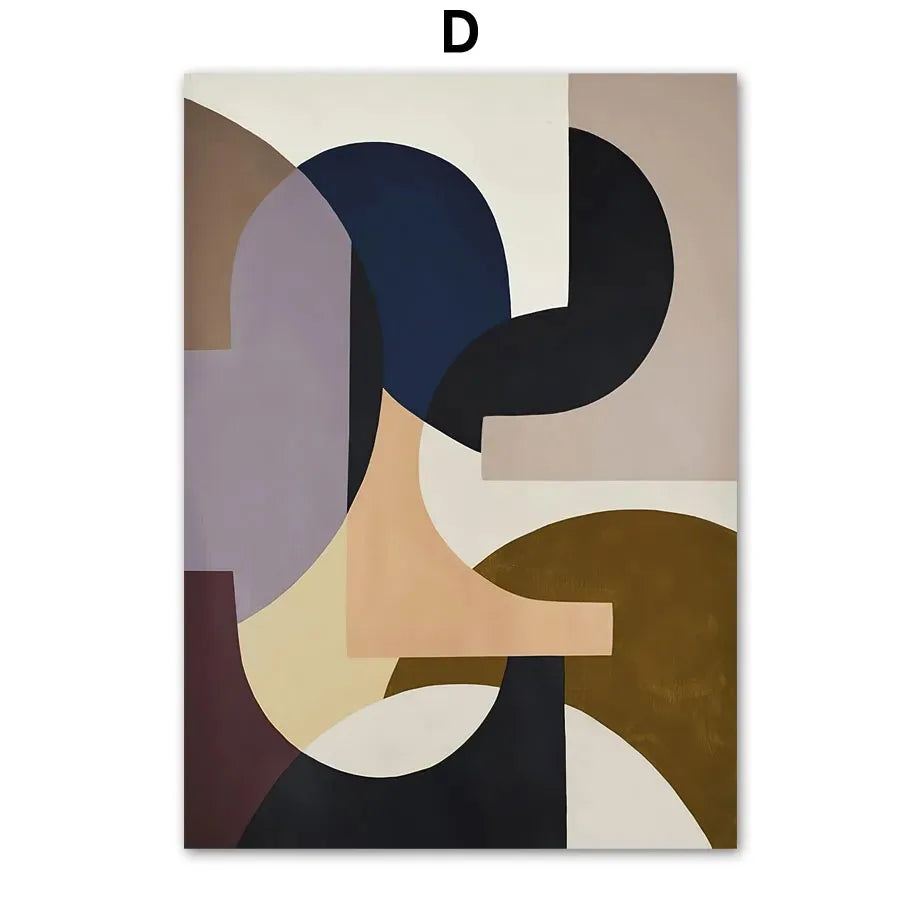 pyjama rayé femme géométrie feuille art mural rétro décoratif - vue 13 sur 14