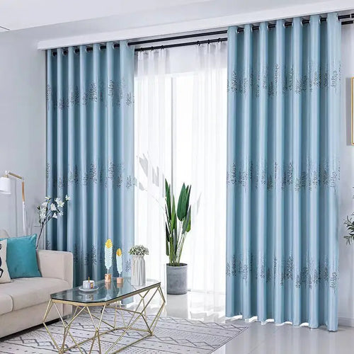 Rideau jacquard épais occultant sur mesure pour chambre - vue 3 sur 9