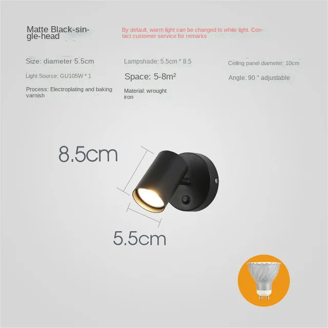 haoze gu10 led plafonniers maison magasin - vue 15 sur 17