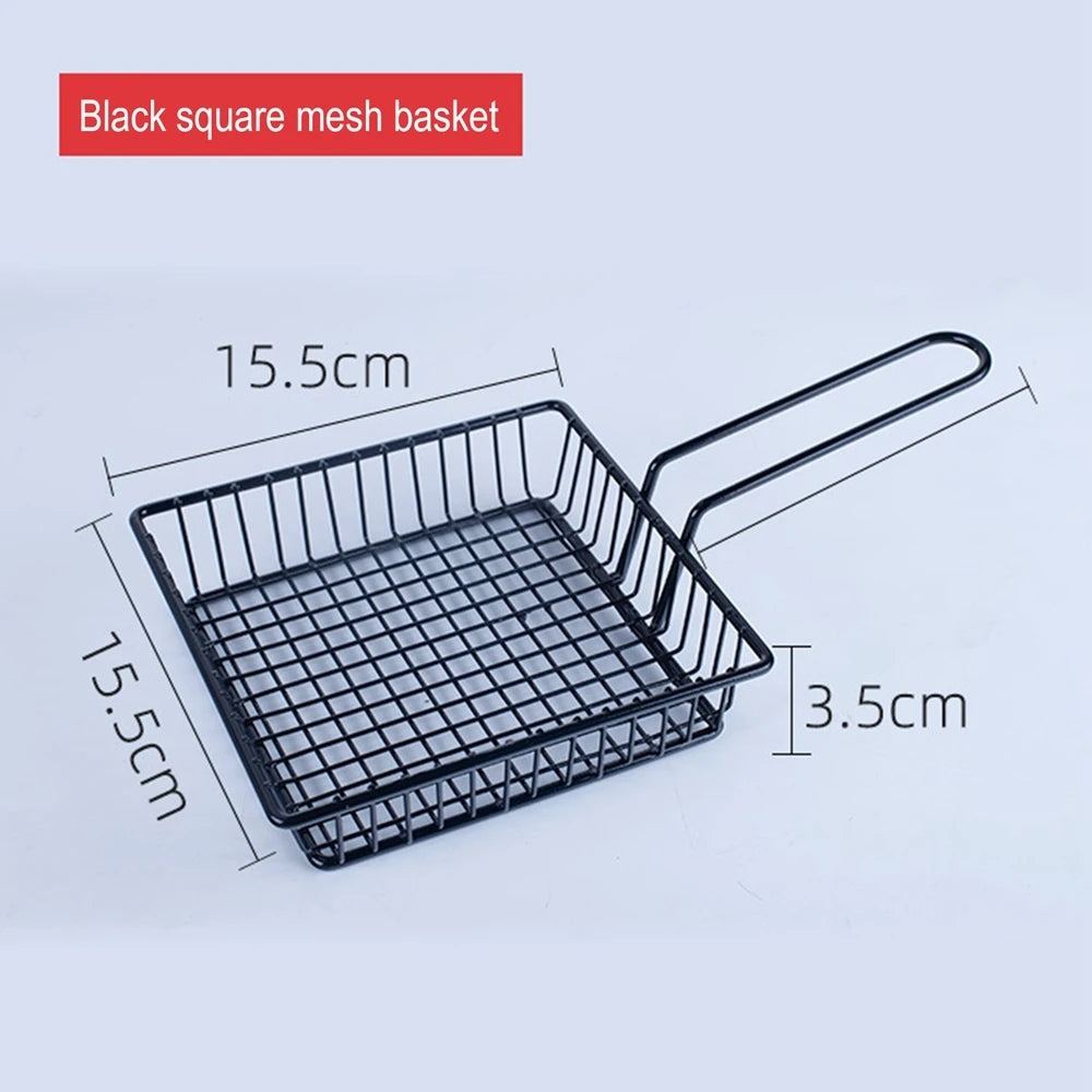panier à frites en acier inoxydable pour aliments frits - vue 11 sur 14