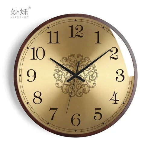 horloge murale design moderne en bois luxe silencieuse décorative idées cadeaux