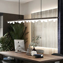 Modern minimalist gold and black chandelier for pendant lighting