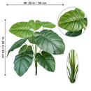 Artificial monstera plant with realistic leaves for indoor decoration