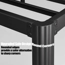 14in High Queen Bed Frame No Box Spring Needed, Heavy Duty Metal Platform Bed Frame Queen Size with Round Corners