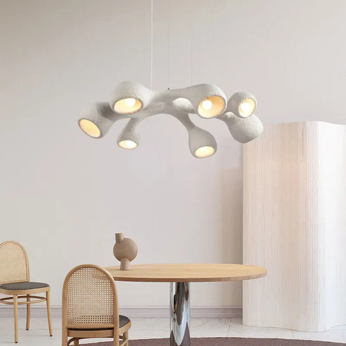 Minimalist Nordic designer chandelier - vue 7 sur 9