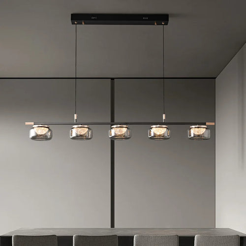 lustre minimaliste italien haut de gamme pour éclairage moderne - vue 3 sur 12