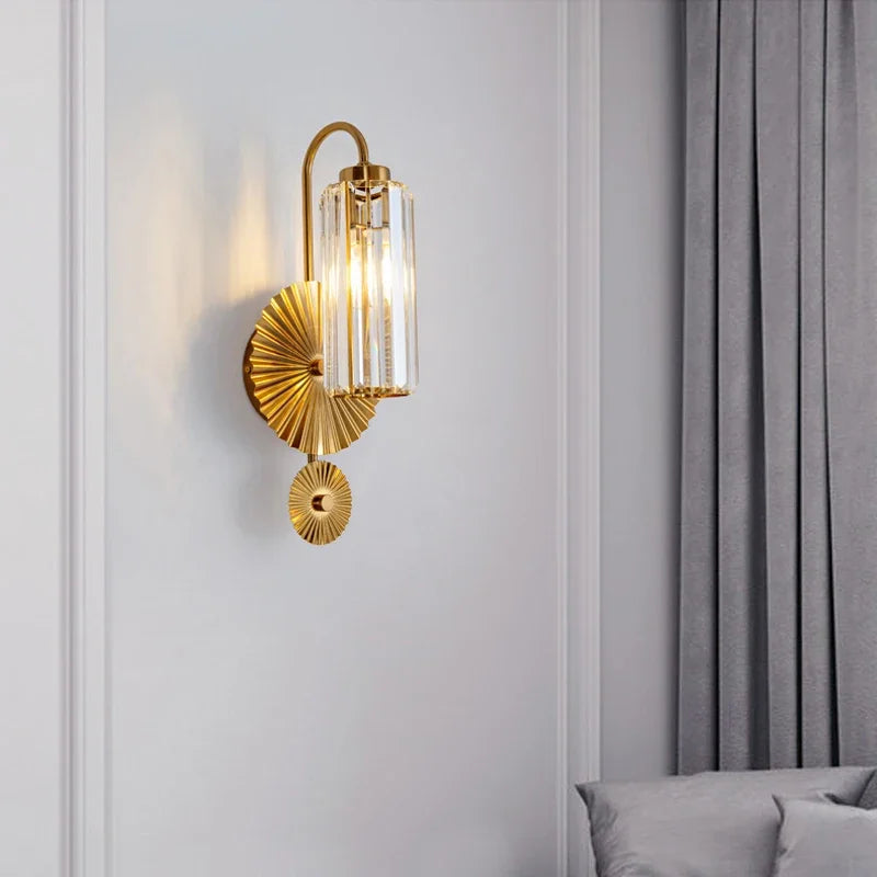 applique murale en cristal lumière de luxe - vue 4 sur 11