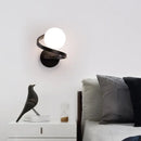 applique murale led boule de verre moderne décoration nordique luminaire intérieur