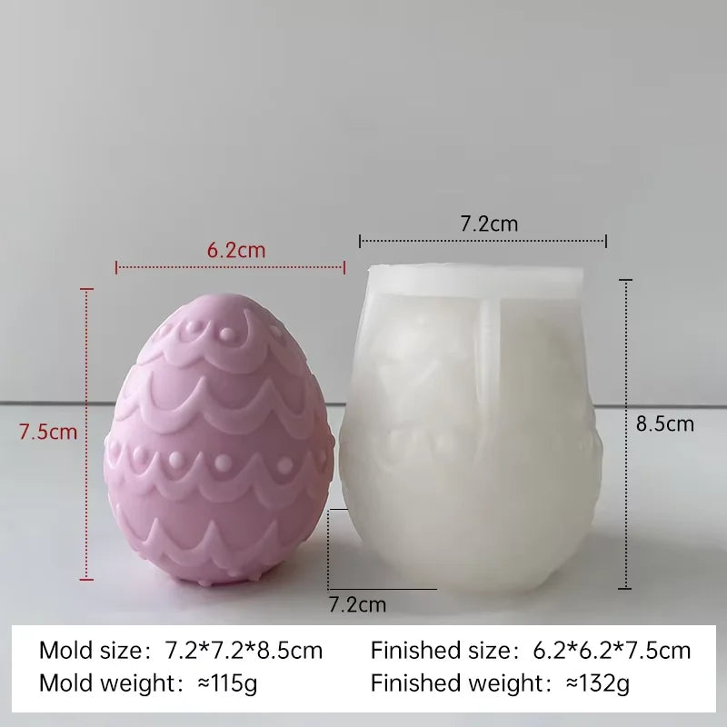 moule à bougie en silicone pour œufs de pâques à créer soi-même - vue 9 sur 21