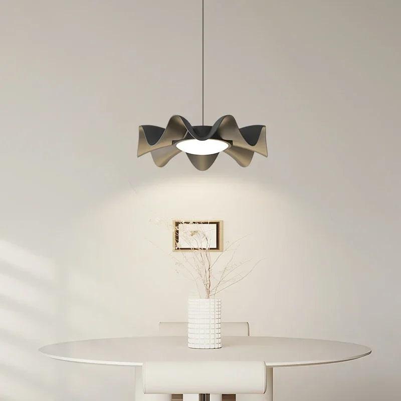 suspension à led moderne pour décoration intérieure nordique rétro - vue 7 sur 8