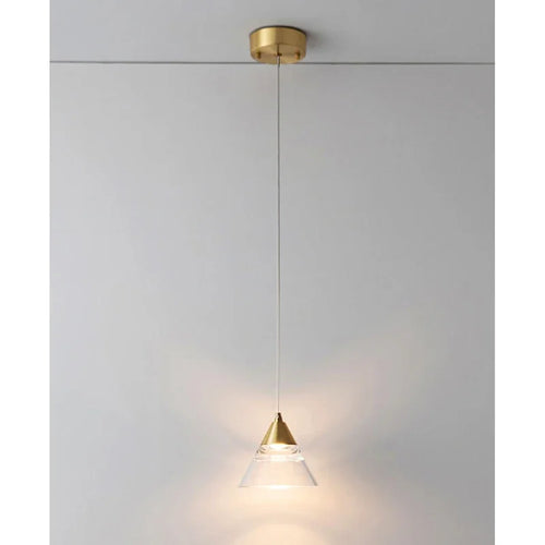 Lamp Modern Acrylic Pendant Light Fixtures Gold, Mini Pendant Lighting For Kitchen Island, Dining Room, Bedroom, Hallway, Kitch